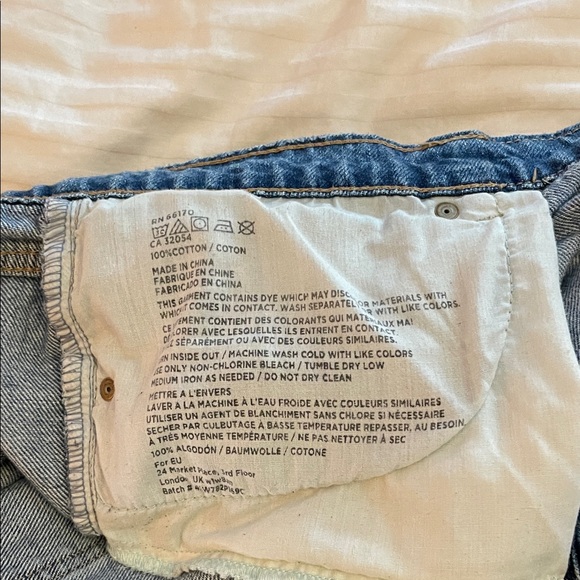 BDG Distressed Blue Boyfriend Jeans - Picture 7 of 10